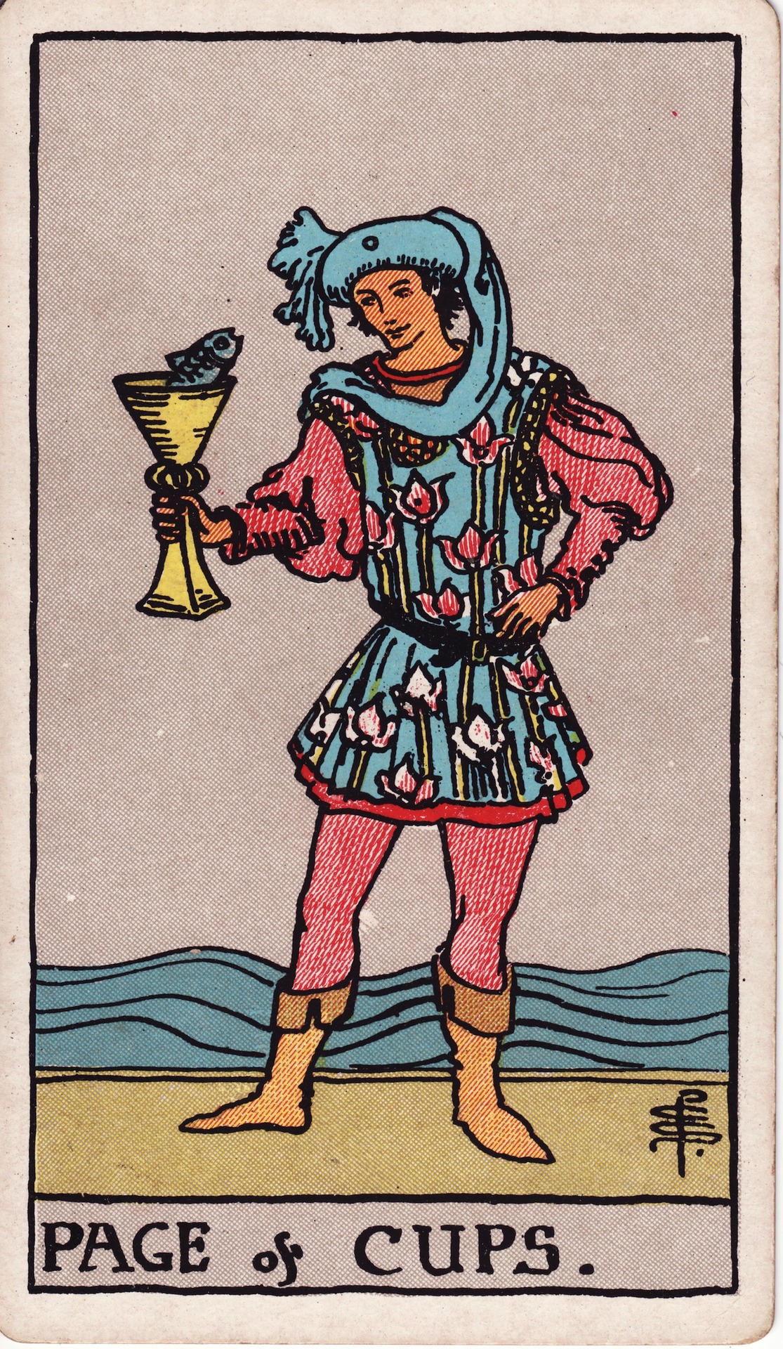 Carta Valete de Copas